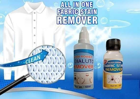 All in One Fabric Stain Remover 100ml (Pack of 2 Bottle 50ml Each)